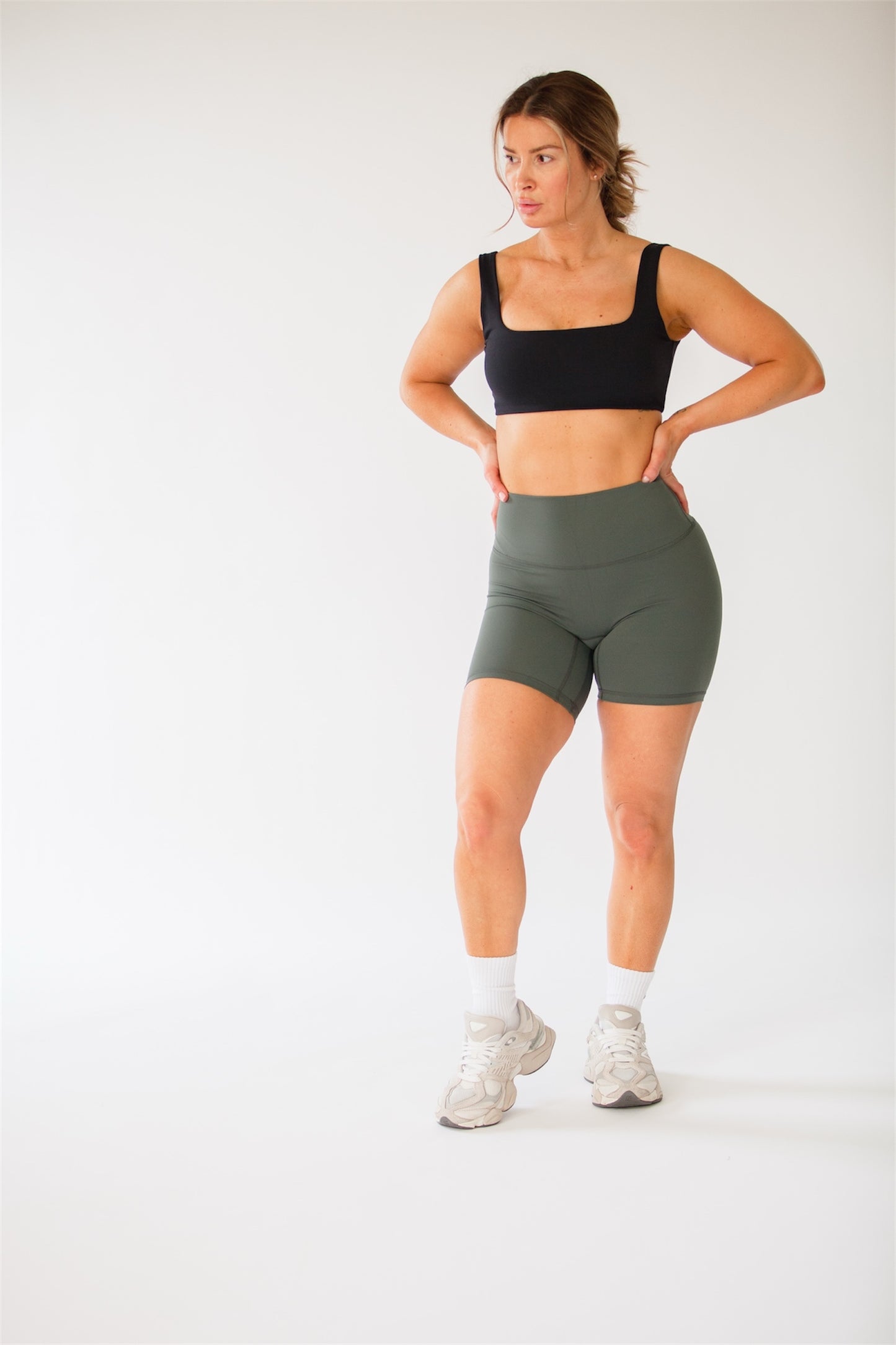 6” Seamless Shorts- Olive