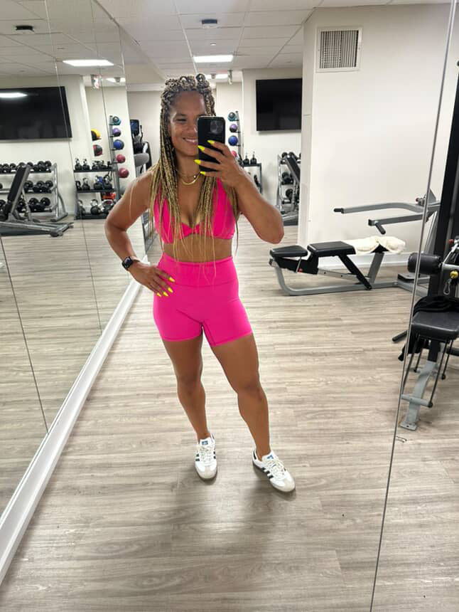 6” Seamless Shorts- Flash Pink