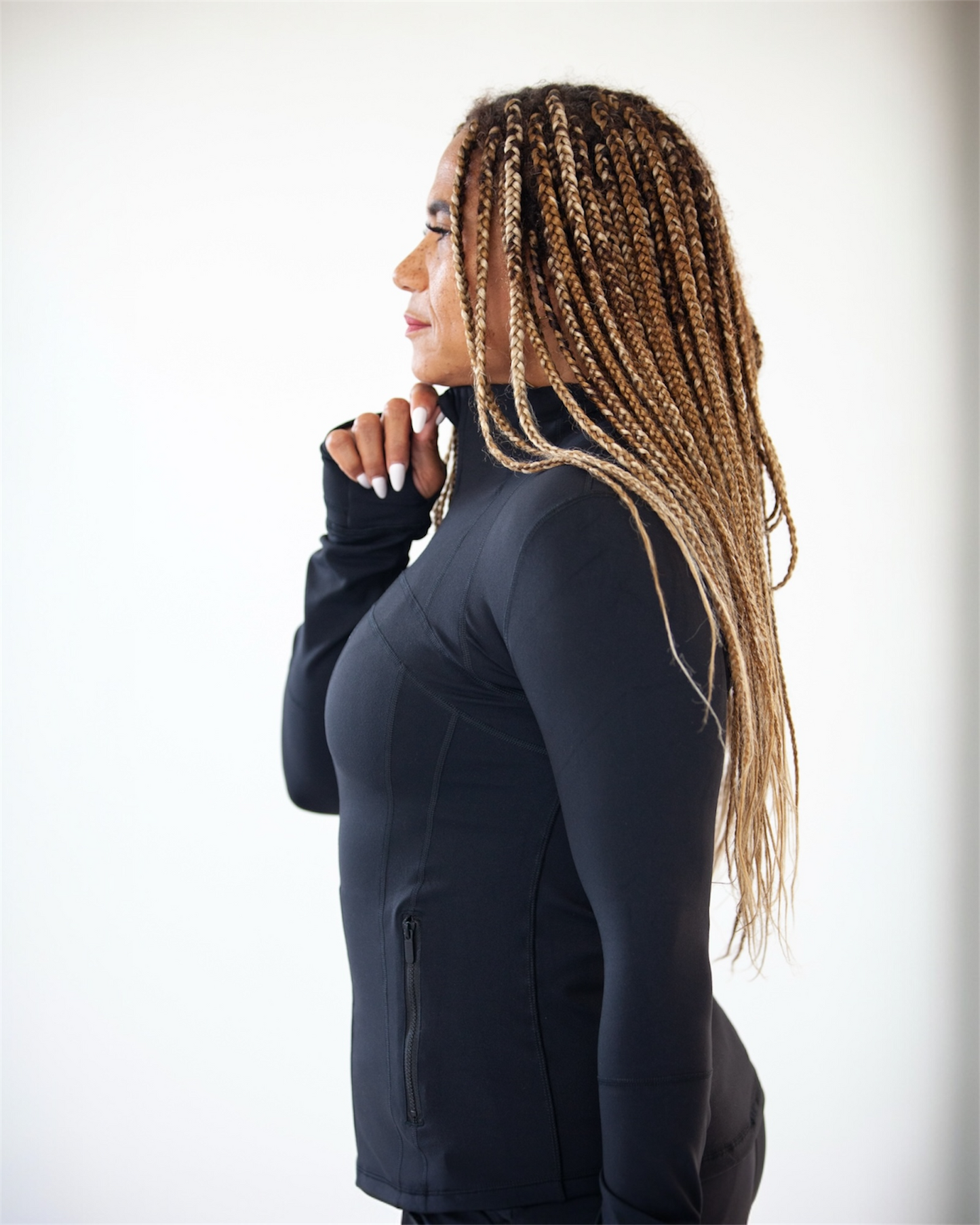 Core Zip Jacket- Black