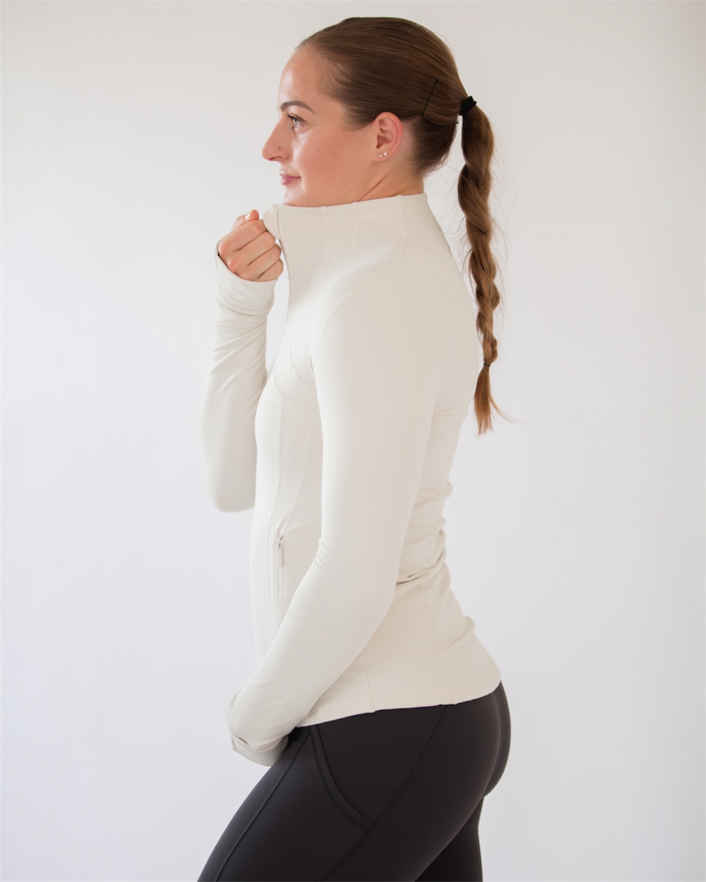 Core Zip Jacket- Vanilla