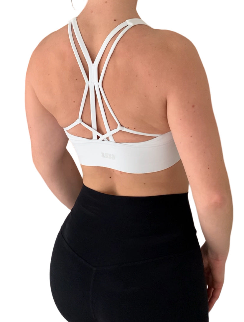 Buy Free Energy Bra By Reflex Sport (Large, White) Online at