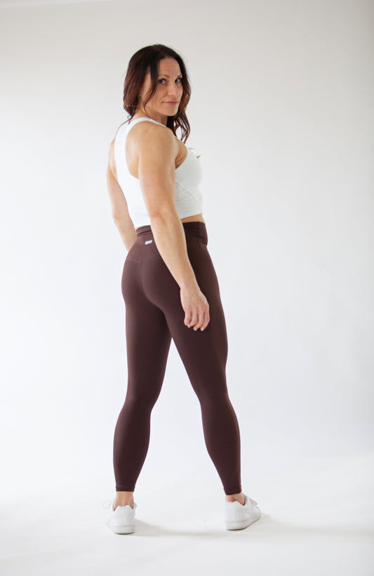 High Rise Leggings- Espresso