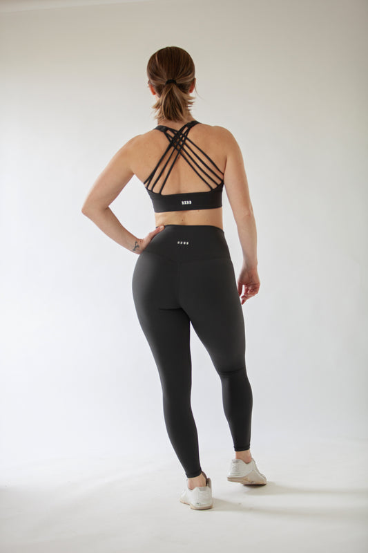 High Rise Leggings- Carbon