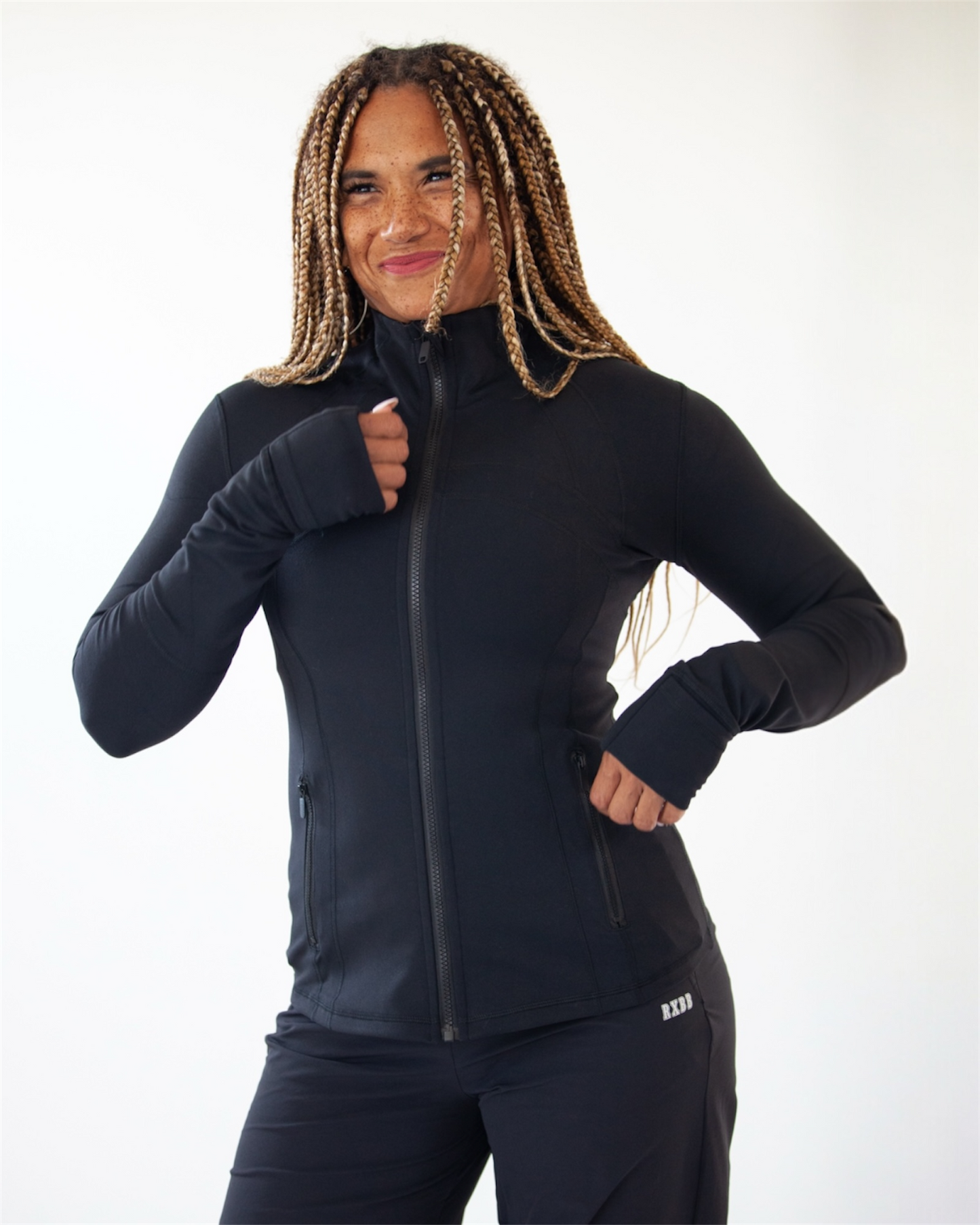 Core Zip Jacket- Black