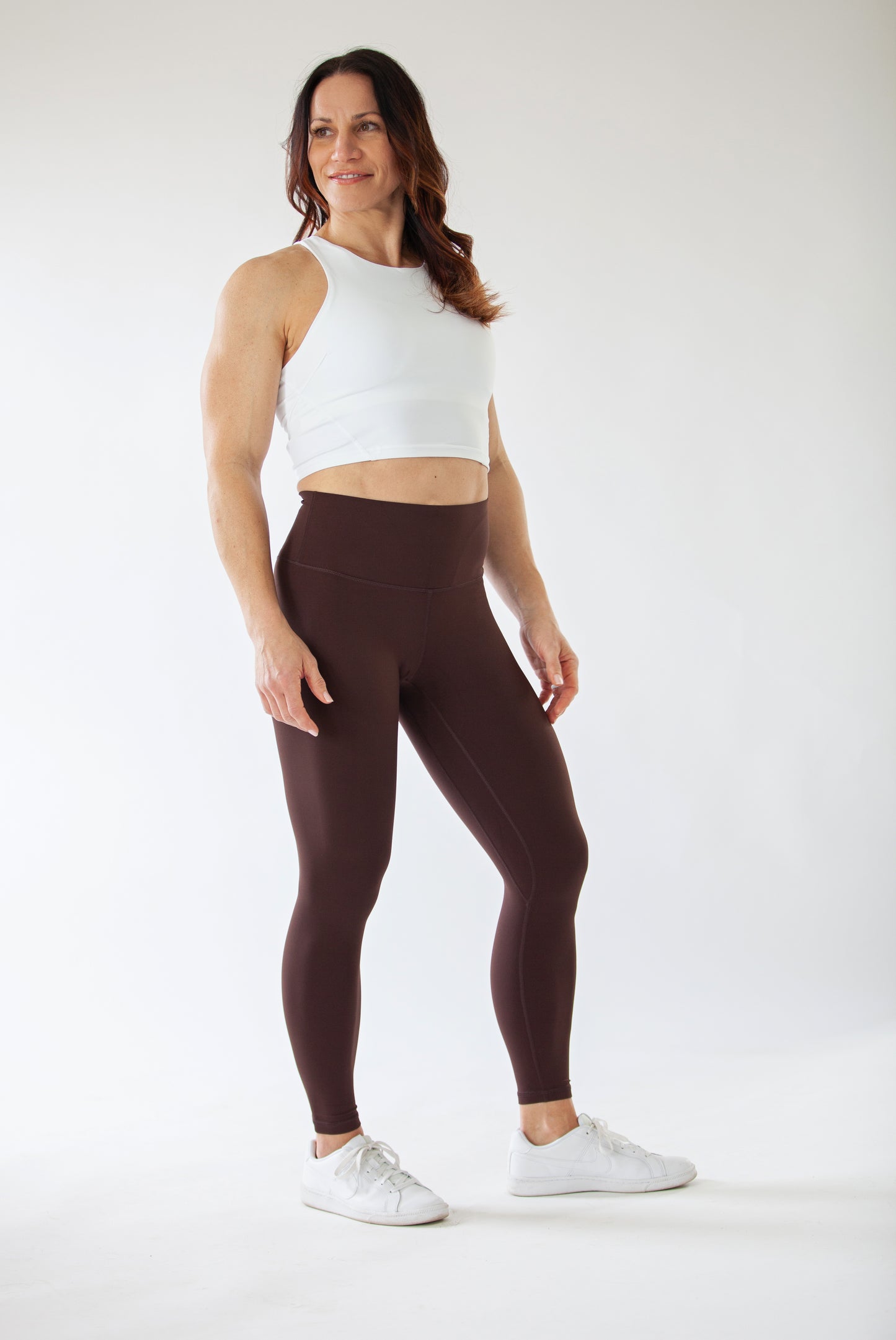 High Rise Leggings- Espresso