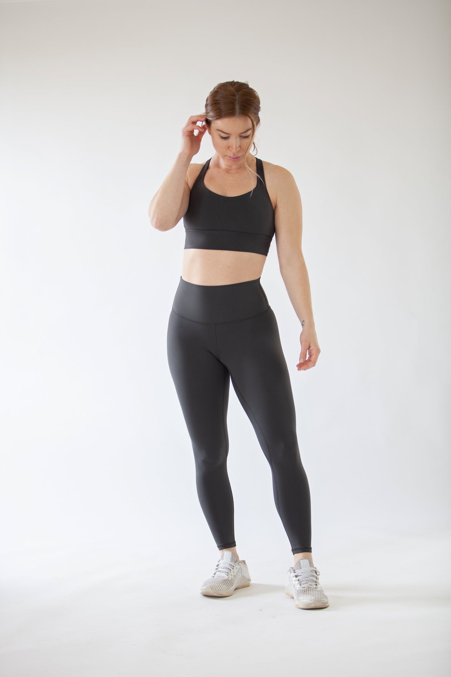 High Rise Leggings- Carbon