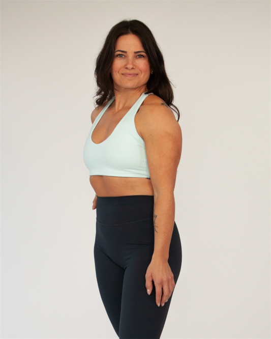 Bare Racerback Bra- Halo Blue