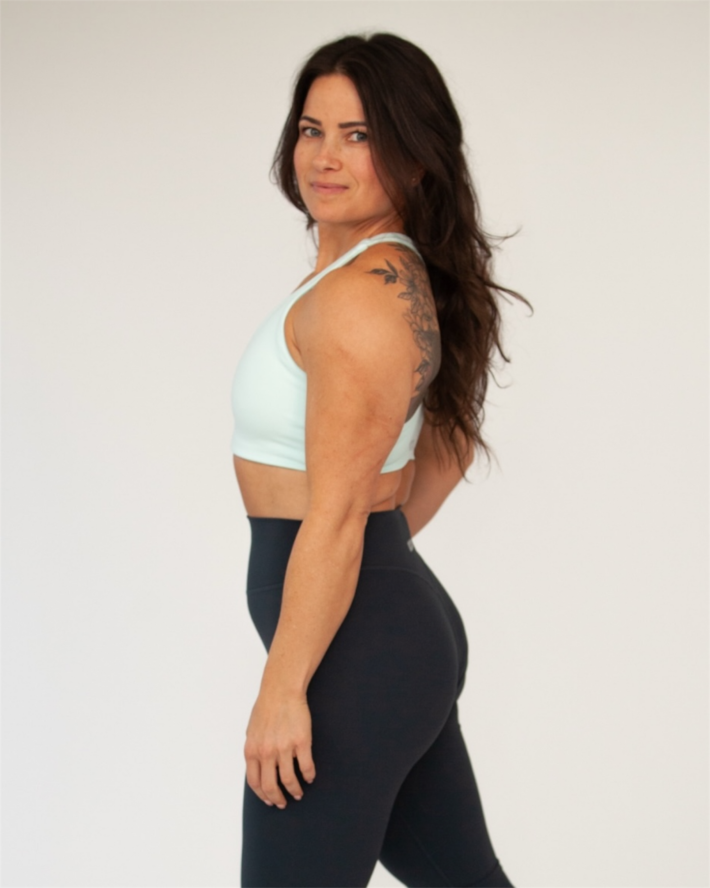 Bare Racerback Bra- Halo Blue