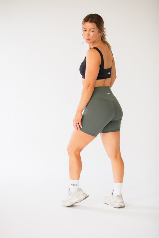 6” Seamless Shorts- Olive