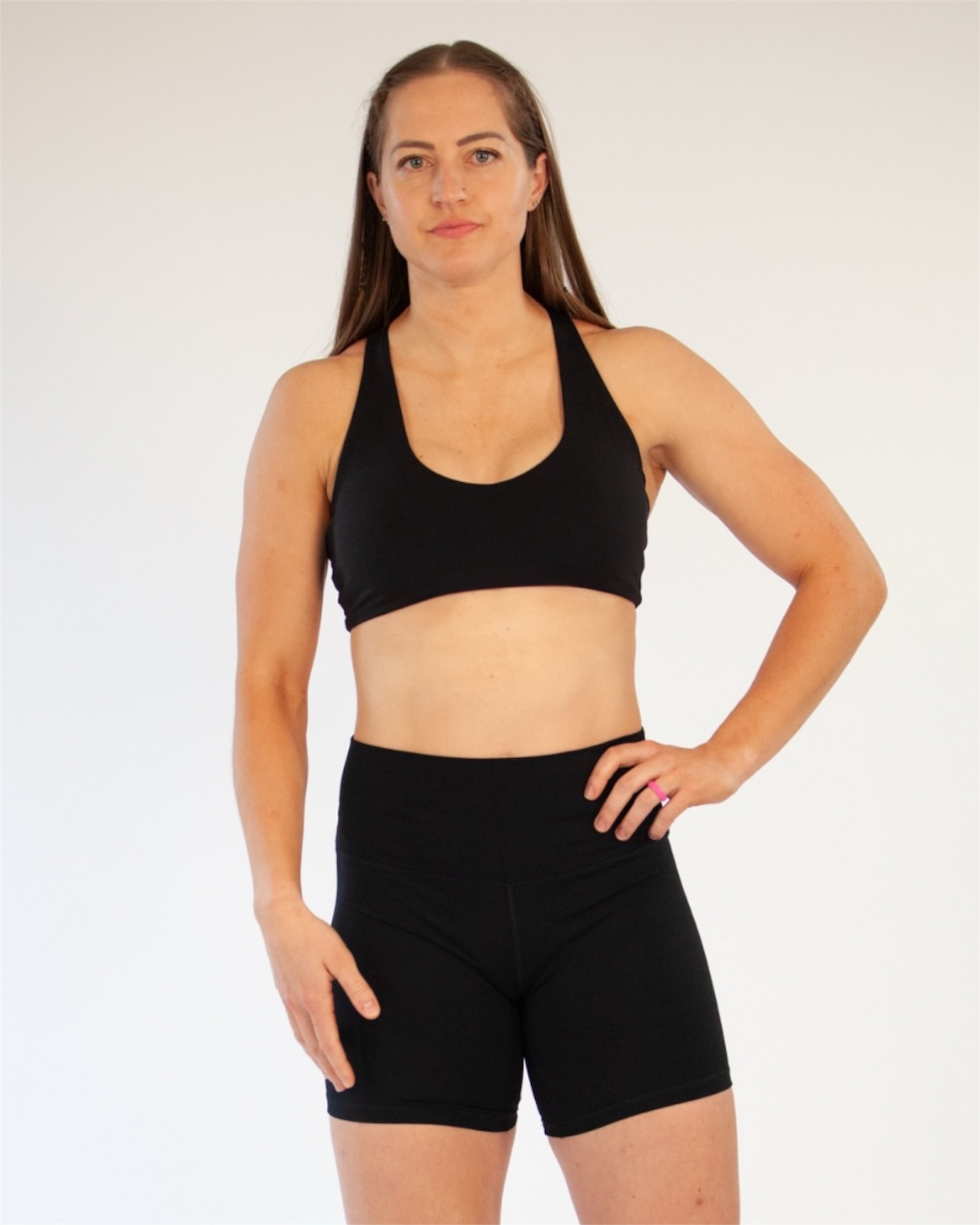 Bare Racerback Bra- Black