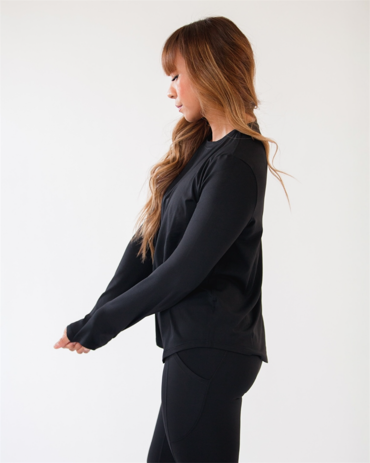 Flow Long Sleeve- Black
