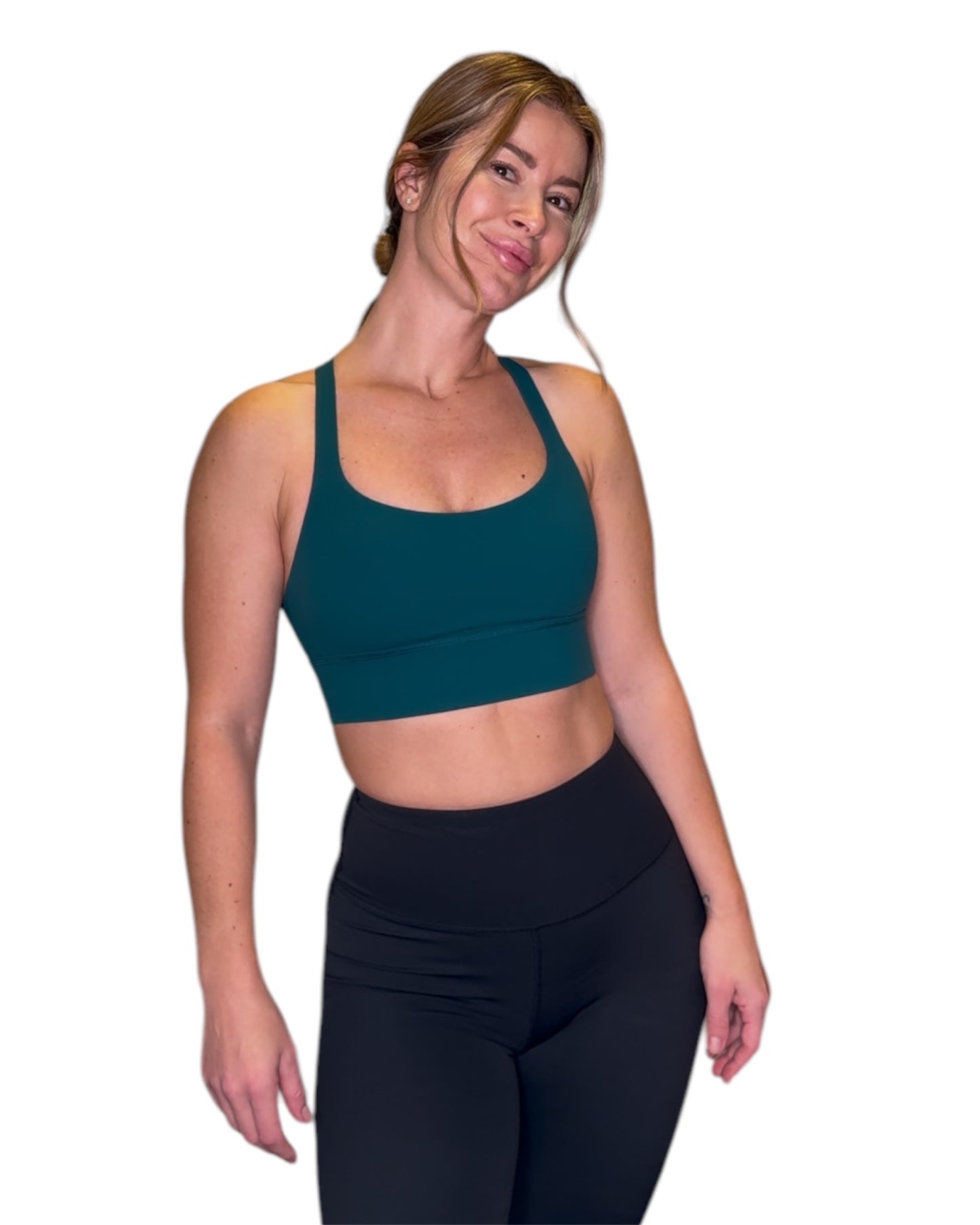 Empower Bra- Dark Teal