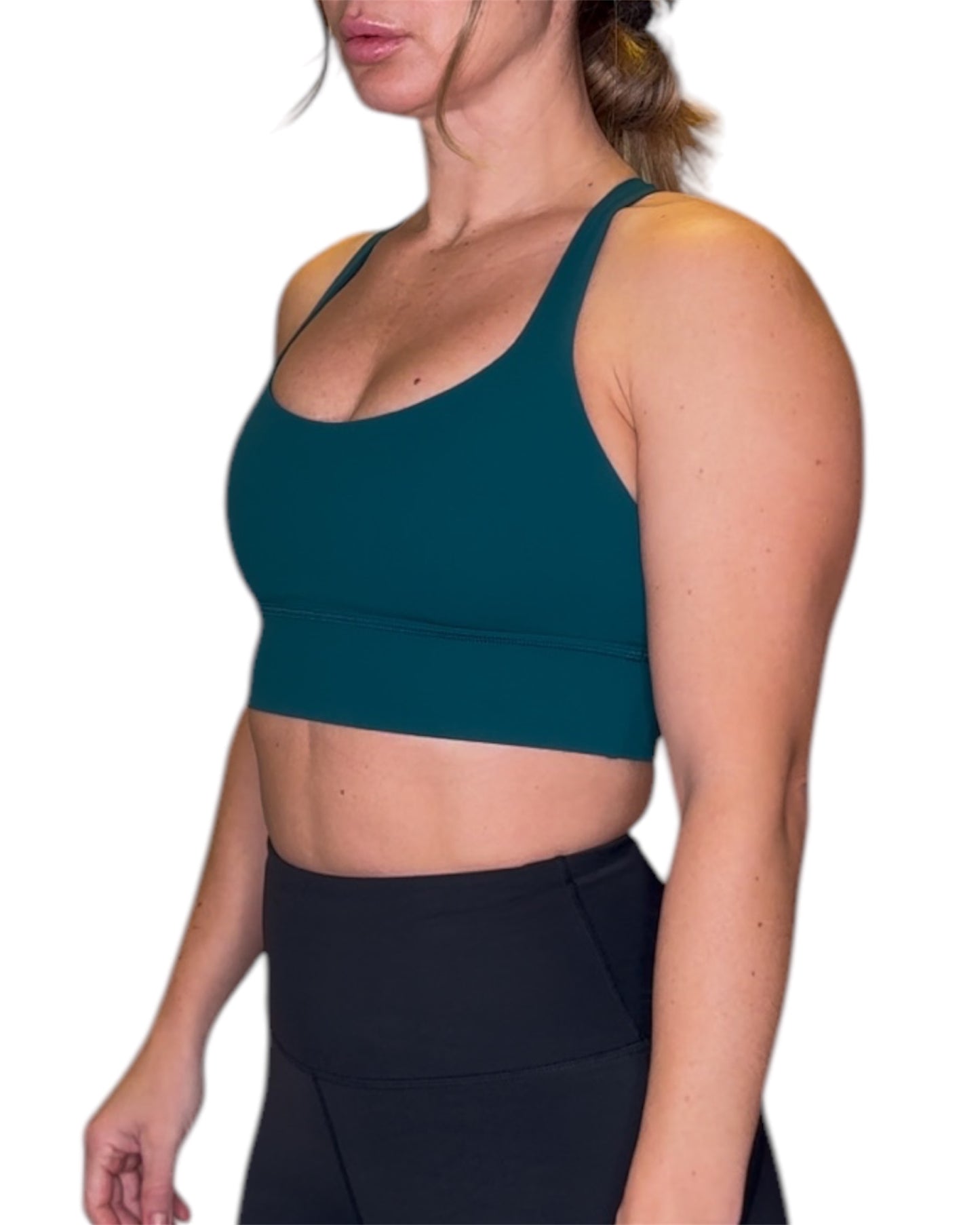 Empower Bra- Dark Teal