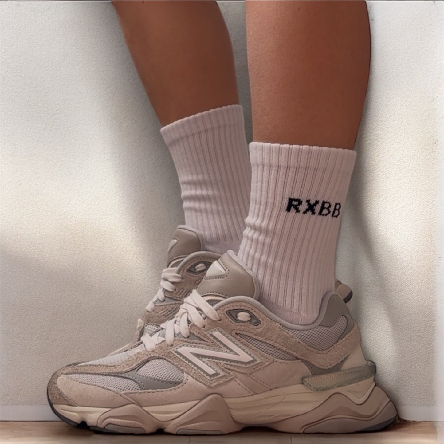 RXBB Cotton Crew Socks